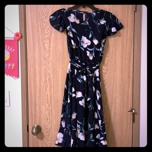 Floral knee length dress